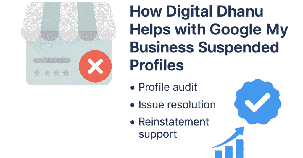 How Digital Dhanu Helps with Google My Business Suspended Profiles (1)