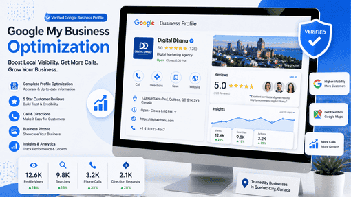 Google My Business Expert in Quebec City, Canada