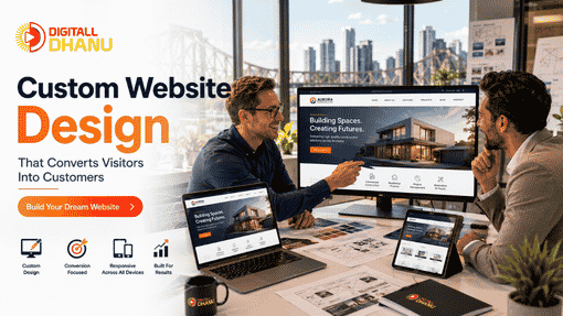 Custom Web Design by Digital Dhanu