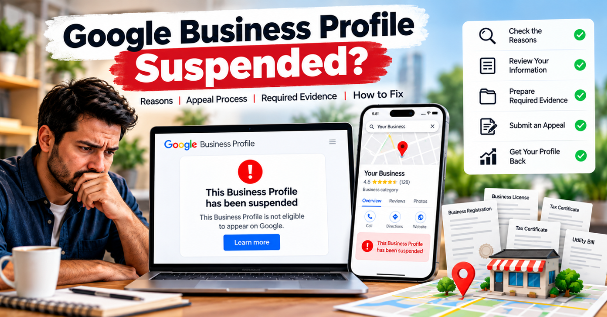 Google Business Profile Suspended