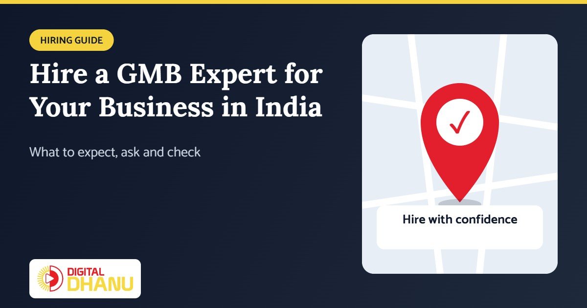 Hire a GMB expert for your business in India
