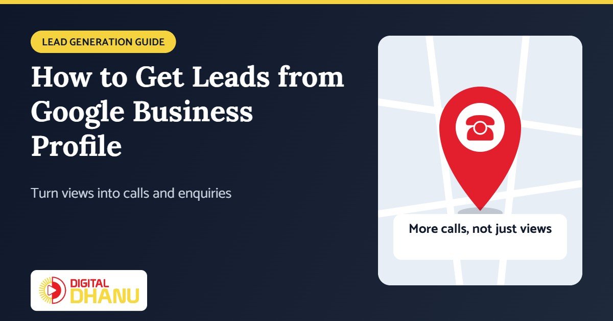 How to get leads from Google Business Profile in India