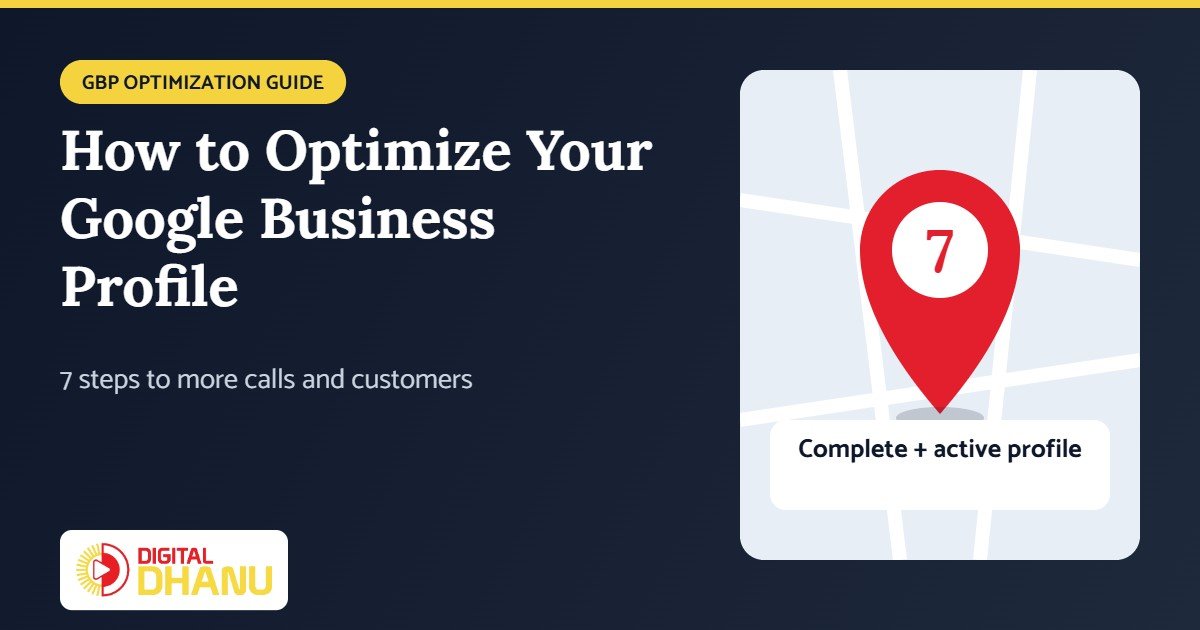 How to optimize your Google Business Profile step by step